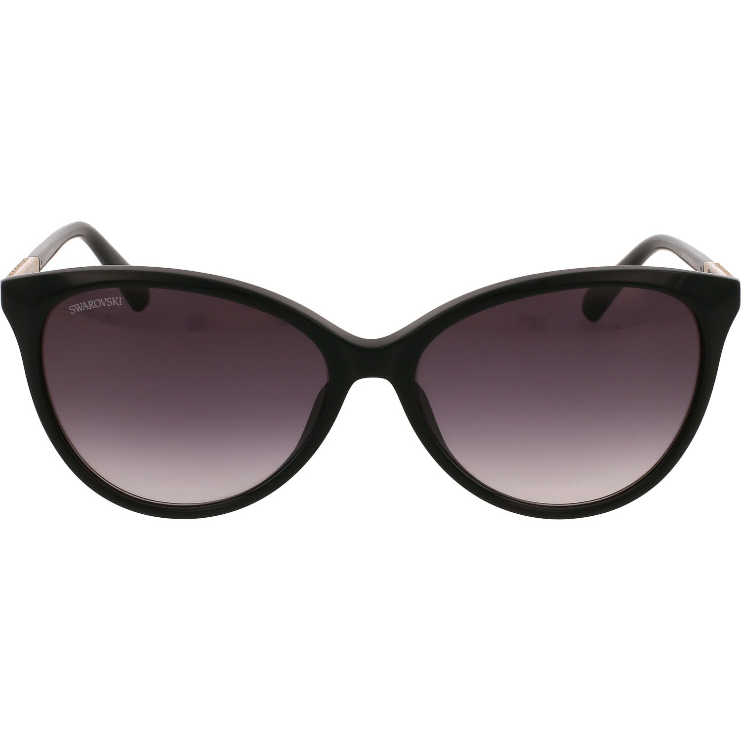 Ochelari de soare de dama Swarovski SK0309 01B, Negru, 58 mm
