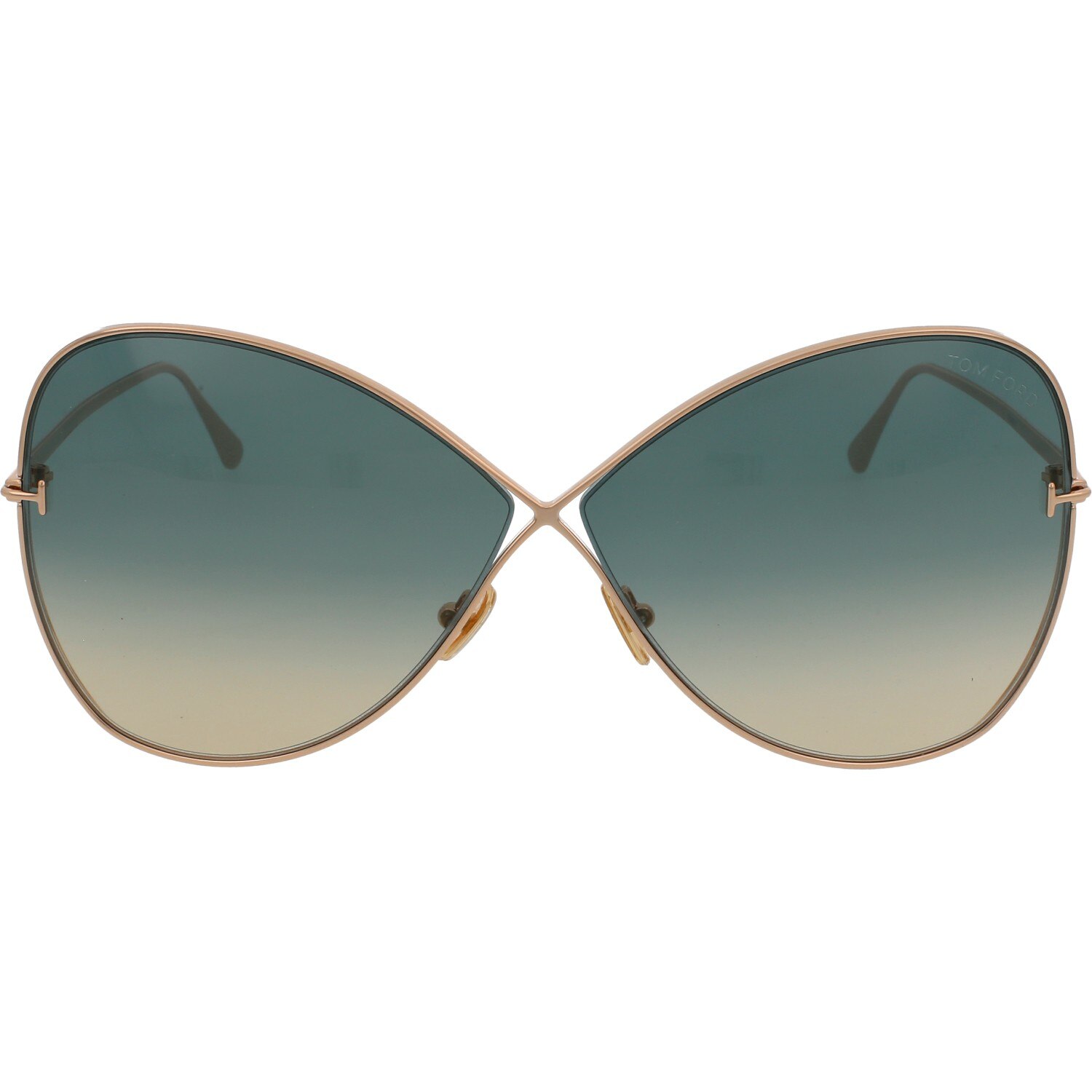 Ochelari de soare de dama Tom Ford FT0842 28P, Auriu, 66 mm