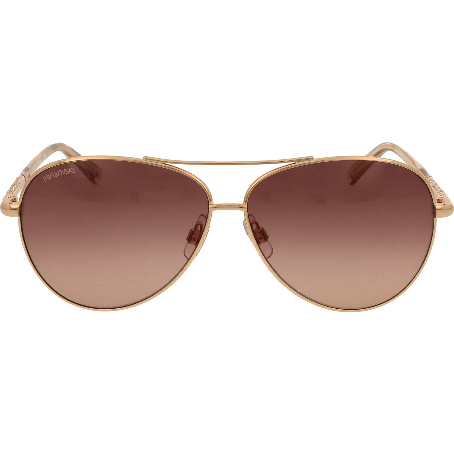 Ochelari de soare de dama Swarovski SK0292 30F, Auriu, 61 mm