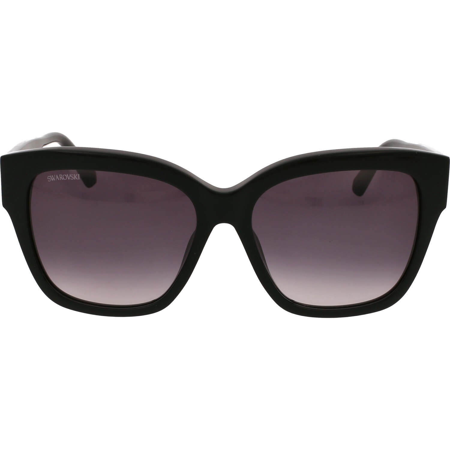 Ochelari de soare de dama Swarovski SK0305 01B, Negru, 57 mm