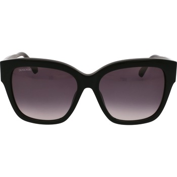 Ochelari de soare de dama Swarovski SK0305 01B, Negru, 57 mm Ochelari de soare de dama Swarovski SK0305 01B, Negru, 57 mm