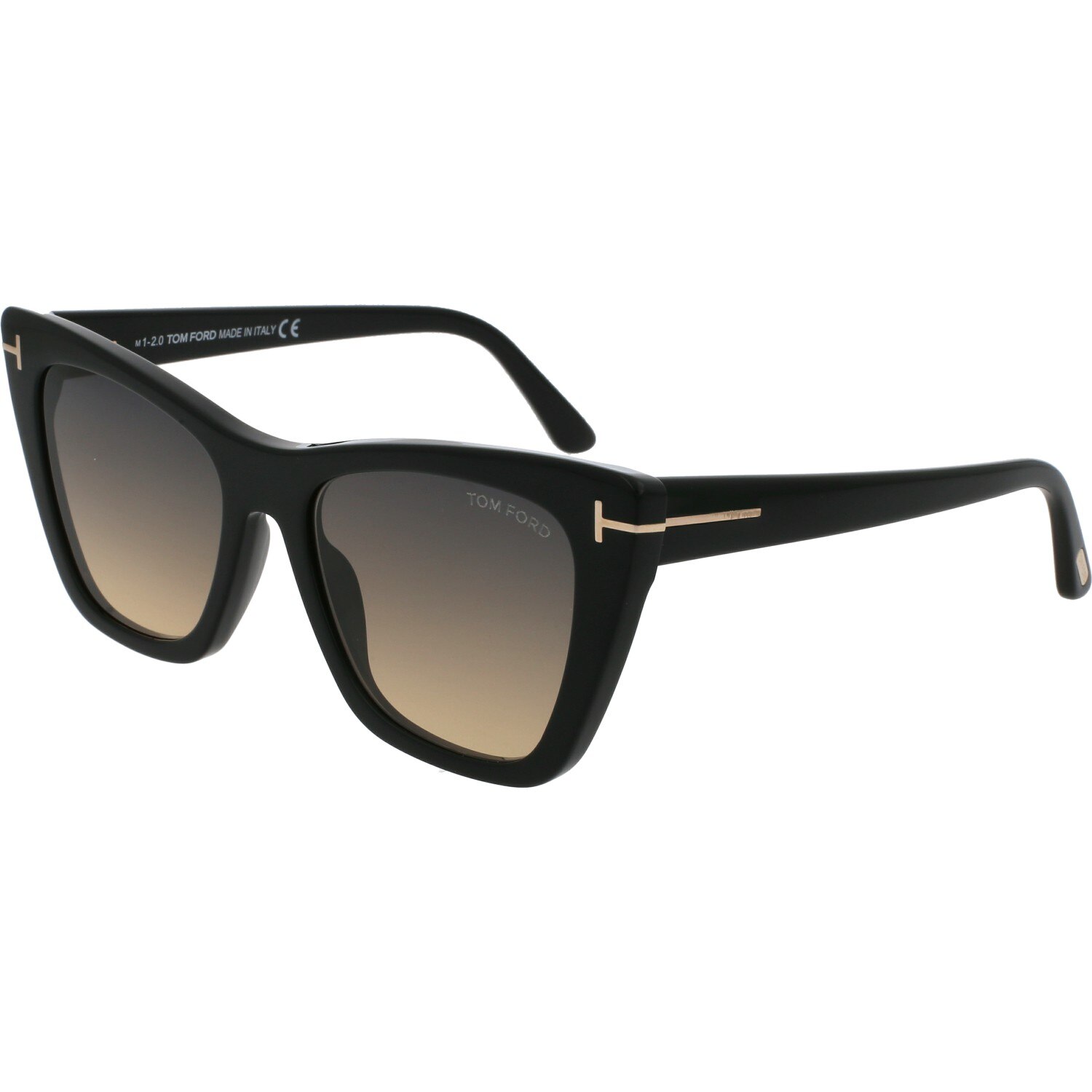 Ochelari de soare de dama Tom Ford FT0846 01B, Negru, 53 mm 