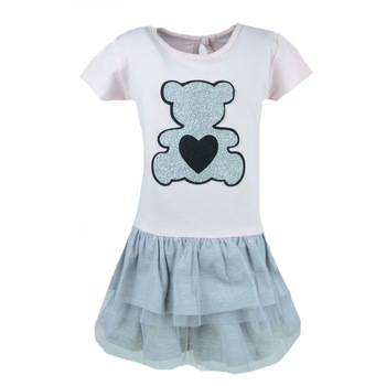 Rochita pentru fete Mini Junior 98-120R, Roz 98 CM Standard Rochita pentru fete Mini Junior 98-120R, Roz 98 CM Standard