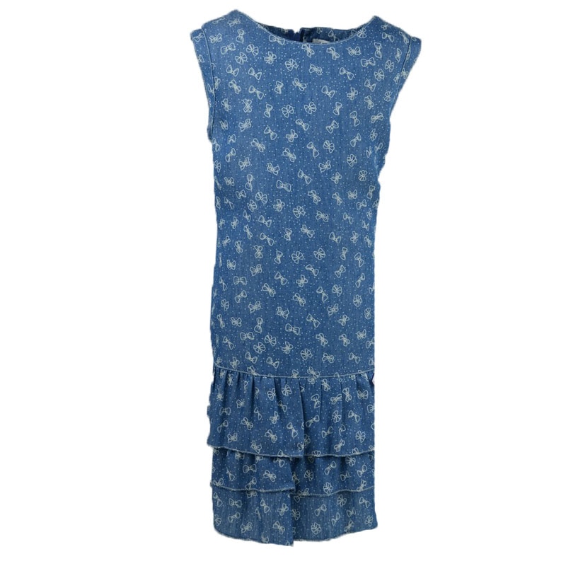 Rochita pentru fete Mini Junior 122-80AL, Albastru 122 cm