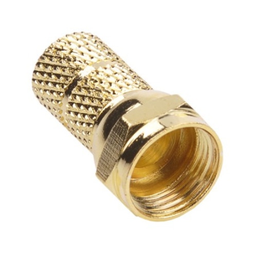 Mufa F tata 6.8mm SAT cupru Gold Cabletech