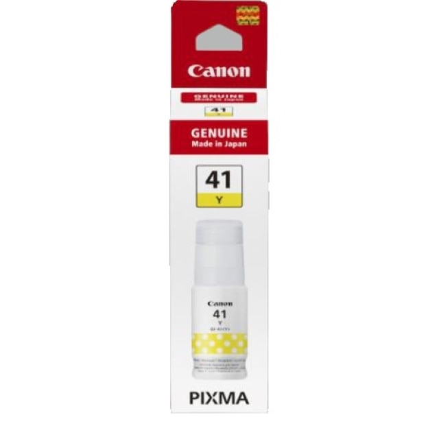 Flacon cerneala Canon Yellow GI-41Y pentru G1420/G2420/G2460/G3420/G3460, capacitate 7.700 pagini OEM 4545C001AA