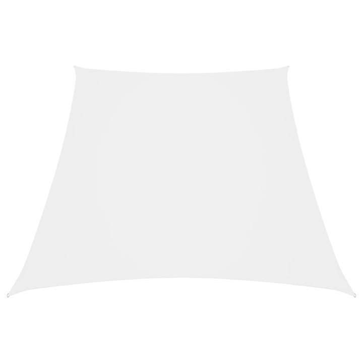 Платно-сенник vidaXL, Оксфорд текстил, трапец, 2/4x3 м, бяло