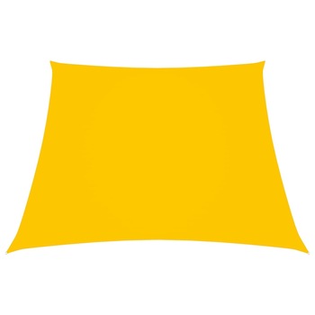 Copertina panza de parasolar in forma de trapez vidaXL, Tesatura, 400 x 200 cm, Galben Copertina panza de parasolar in forma de trapez vidaXL, Tesatura, 400 x 200 cm, Galben