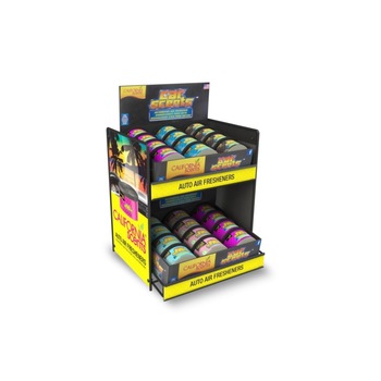 Stand cu 24 odorizante auto California Scents, 6 arome diferite Stand cu 24 odorizante auto California Scents, 6 arome diferite