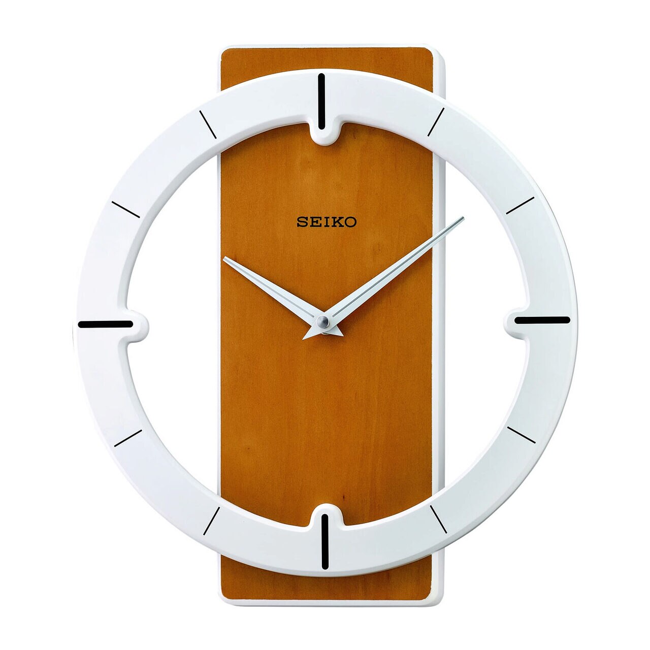 Ceas de perete Seiko QXA774B, Quartz, Alb, Analogic, Modern