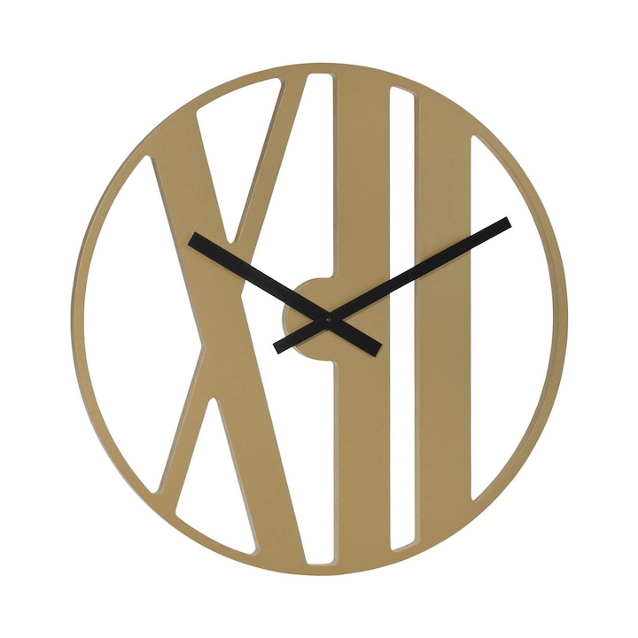Стенен часовник Hermle 30913-X62100, Кварц, Кремав, Аналогов, Модерен