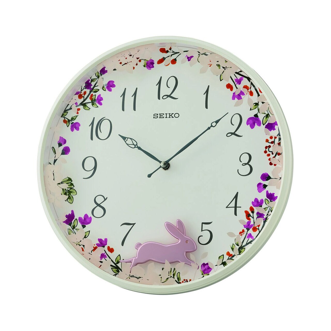 Ceas de perete Seiko QXC238W, Quartz, Multicolor, Analogic, Modern