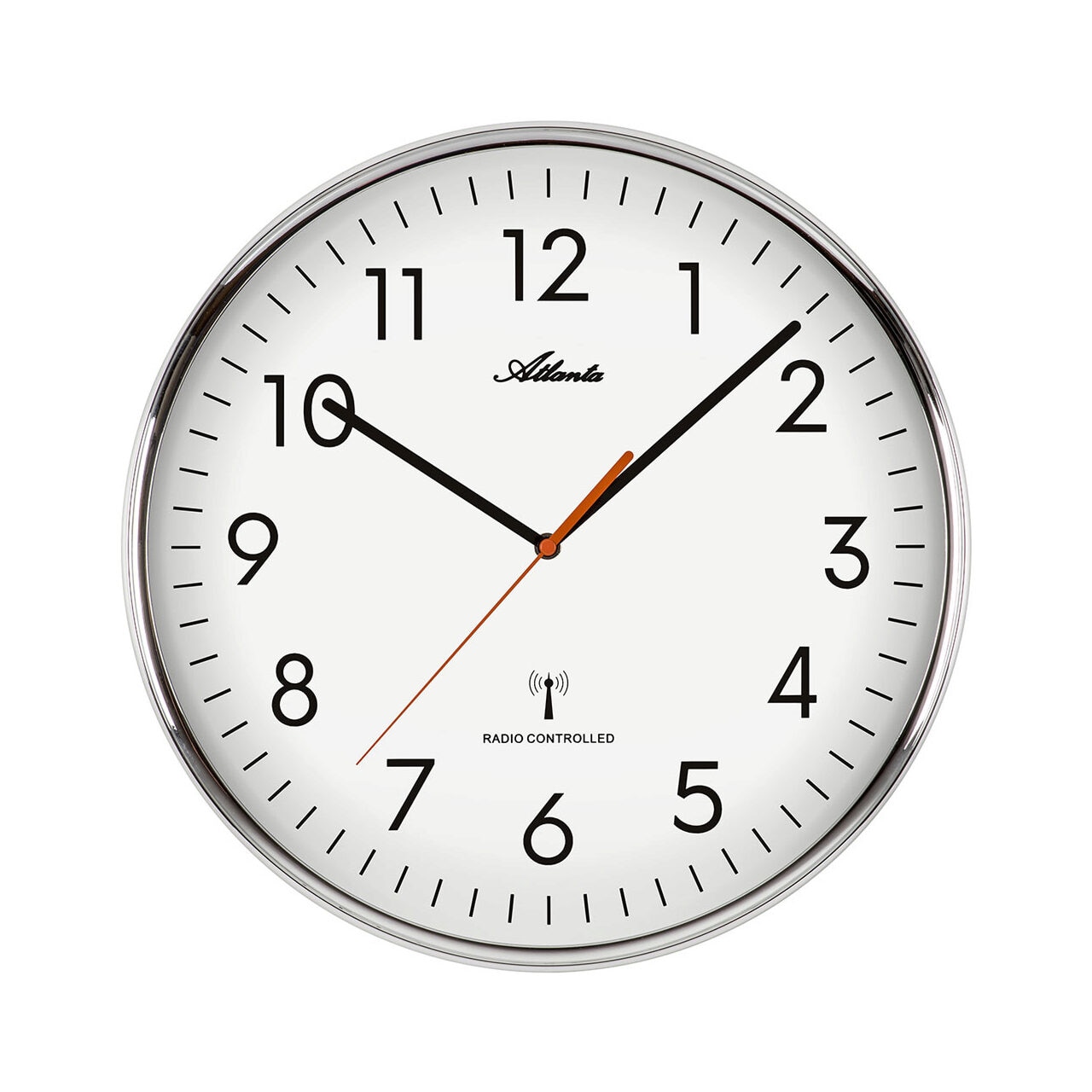 Ceas de perete Atlanta 4499/0, Quartz, Alb, Analogic, Modern