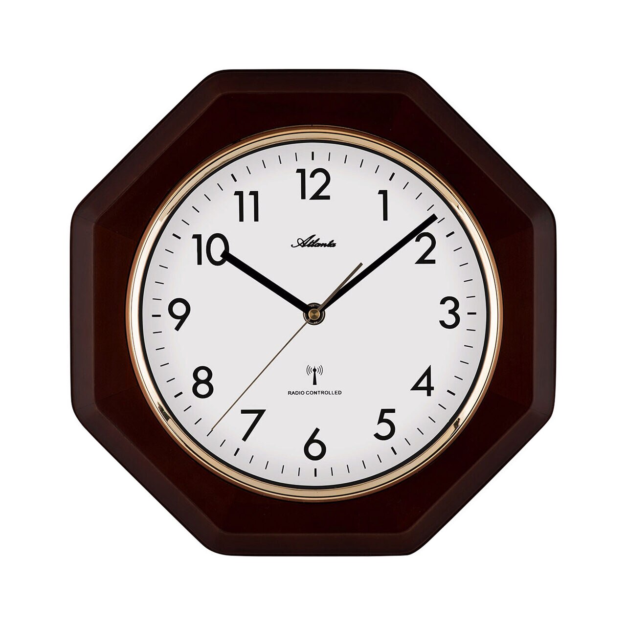 Ceas de perete Atlanta 4537/20, Quartz, Alb, Analogic, Modern