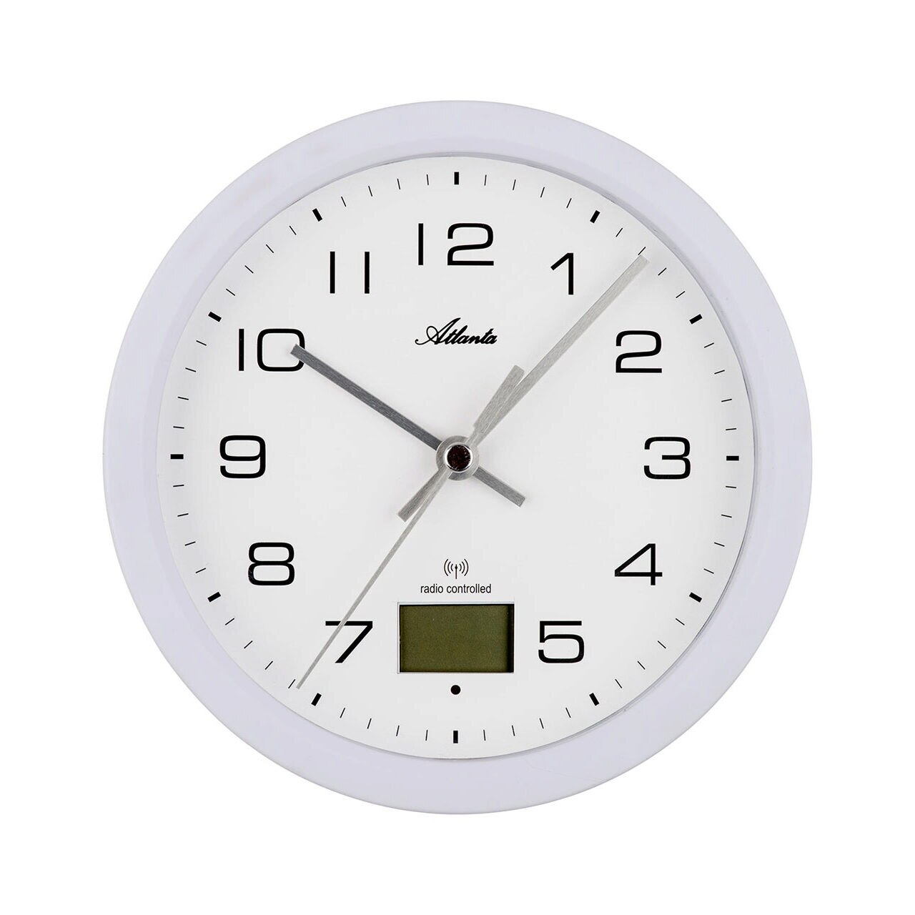 Ceas de perete Atlanta 4504/0, Quartz, Alb, Analogic, Modern