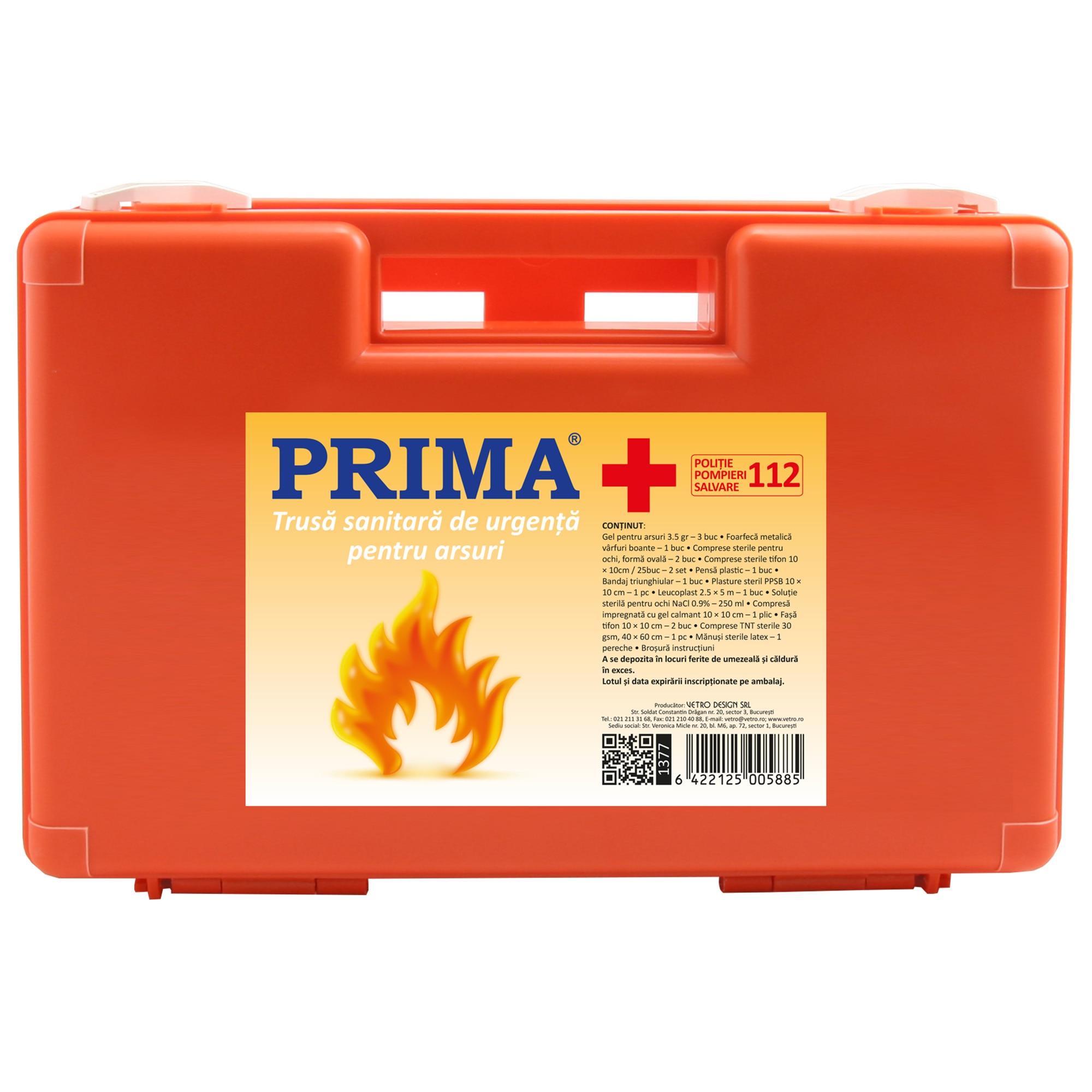 Trusa de Arsuri PRIMA - Detasabila cu suport de perete avizata de MS