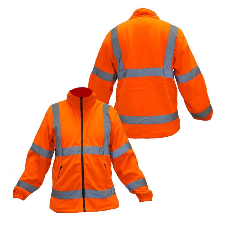 Jacheta din fleece pentru avertizare Kepler, Portocaliu, M