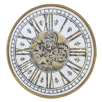 Ceas de perete, auriu antichizat, 59 cm, Treviso Ceas de perete, auriu antichizat, 59 cm, Treviso