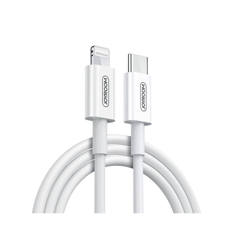 Cablu Date Incarcare Joyroom Usb-c La Lightning Mfi Certificate 3a, 1.2m Lungime, Alb S-m420