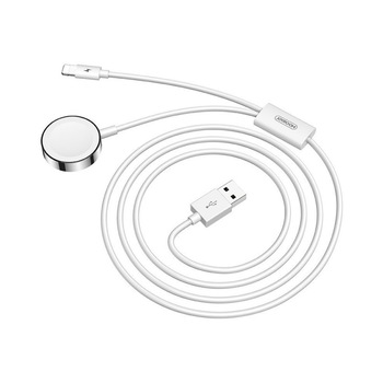Cablu Date Incarcare Joyroom 2 In 1, 1 X Lightning , 1 X Apple Watch, 1.5m, Husa Inclusa, Alb S-iw002s Cablu Date Incarcare Joyroom 2 In 1, 1 X Lightning , 1 X Apple Watch, 1.5m, Husa Inclusa, Alb S-iw002s