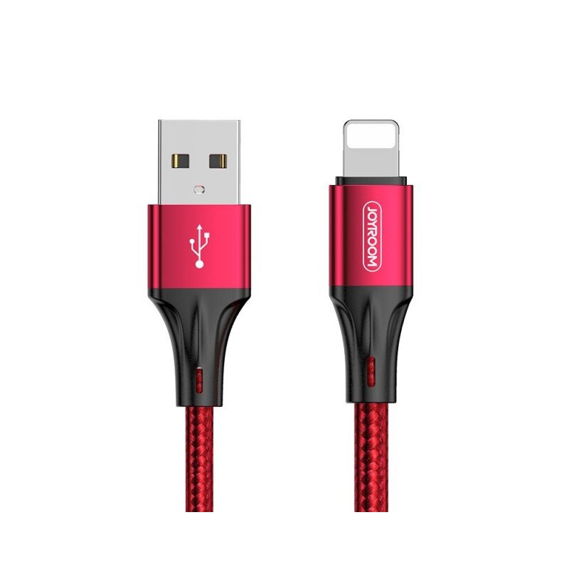 Cablu Date Incarcare Joyroom Usb La Lightning 3a, Lungime 1.5m, Rosu S-1530n1