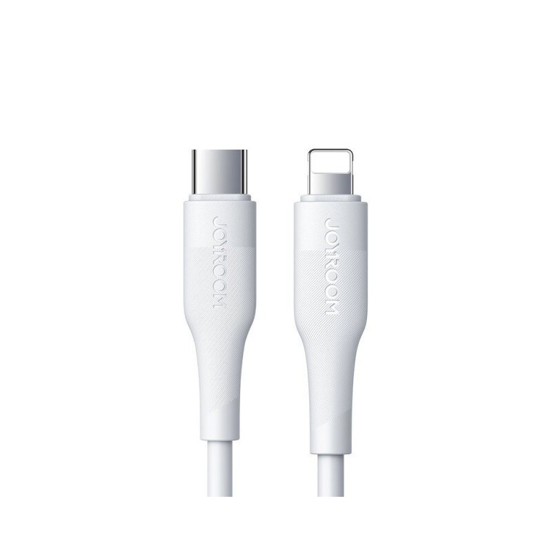 Cablu Date Incarcare Joyroom Fast Charging Usb-c La Lightning Pd 20w, 1.2m, Alb S-1224m3