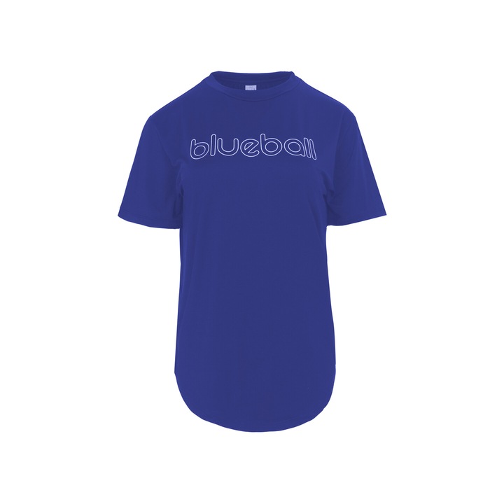 Tricou tehnic sport, Blueball, Poliester, Albastru