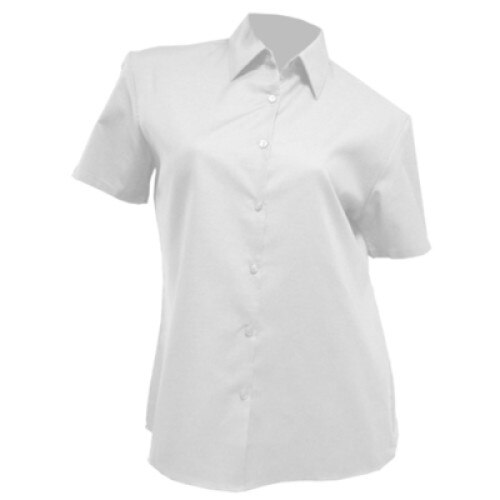 Bluza pentru femei cu maneci scurte OXFORD, brak, XL, Alb