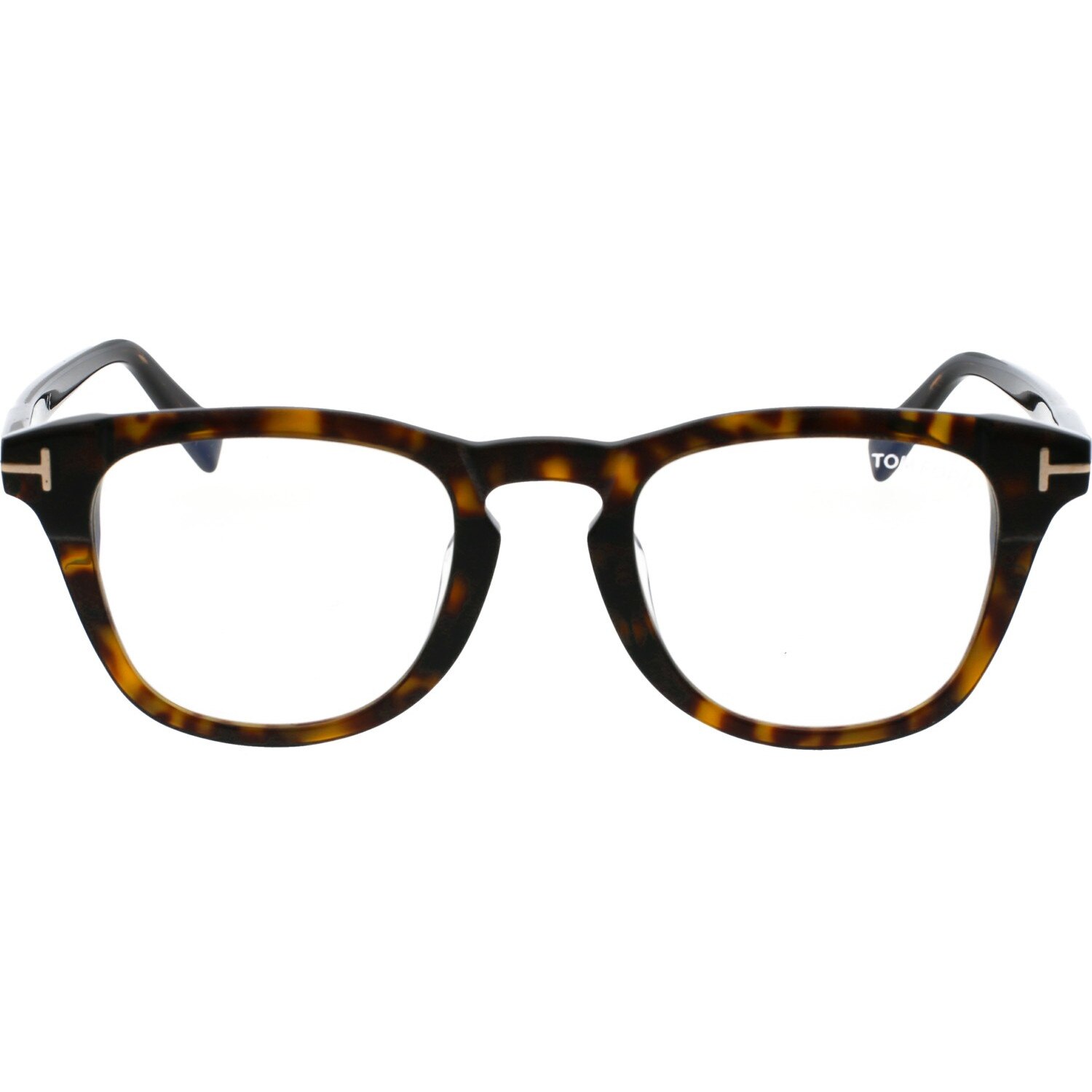 Rame ochelari de vedere Tom Ford FT5660FB 052, BLUE BLOCK, Havana, 51 mm