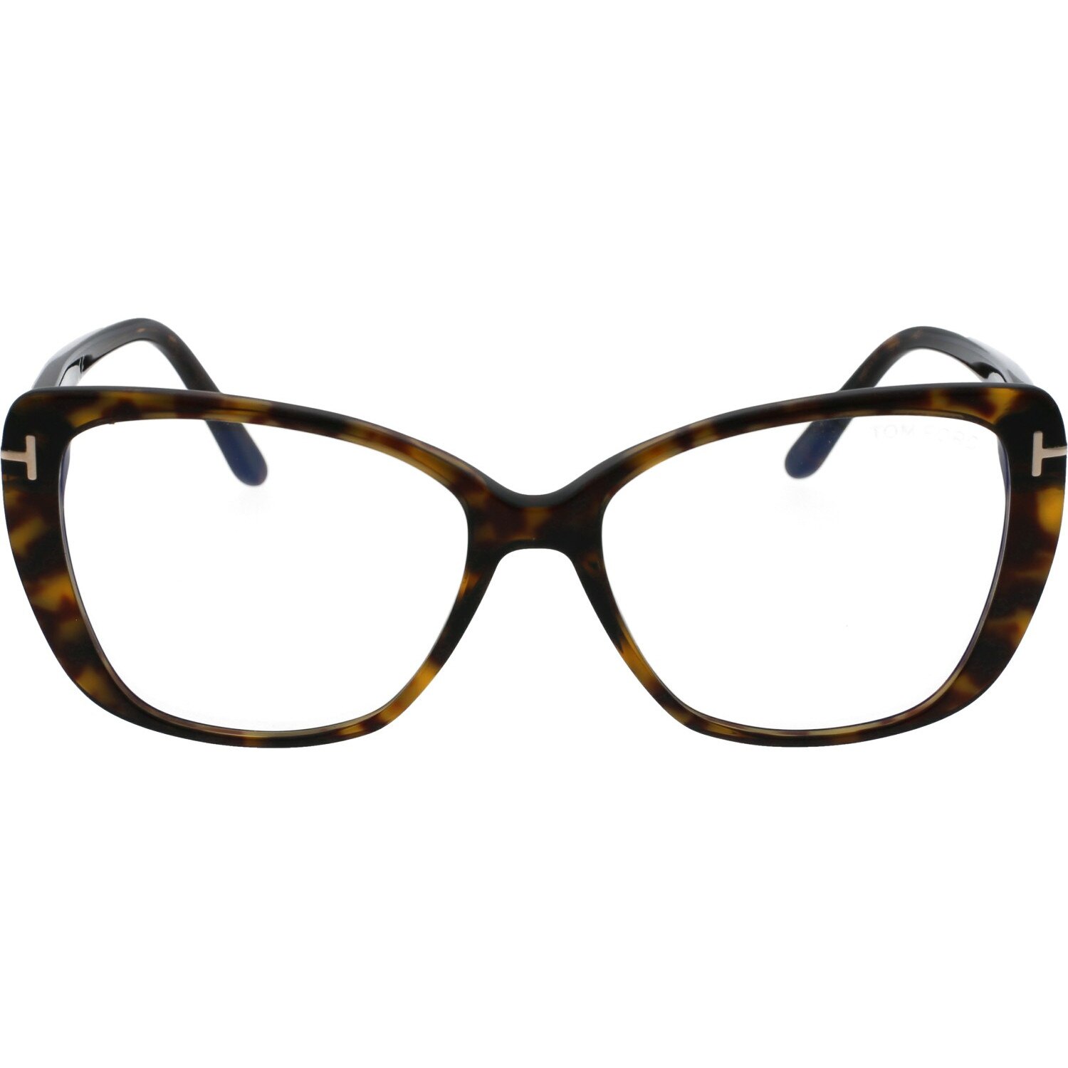 Rame ochelari de vedere Tom Ford FT5744B 052, BLUE BLOCK, Havana, 54 mm