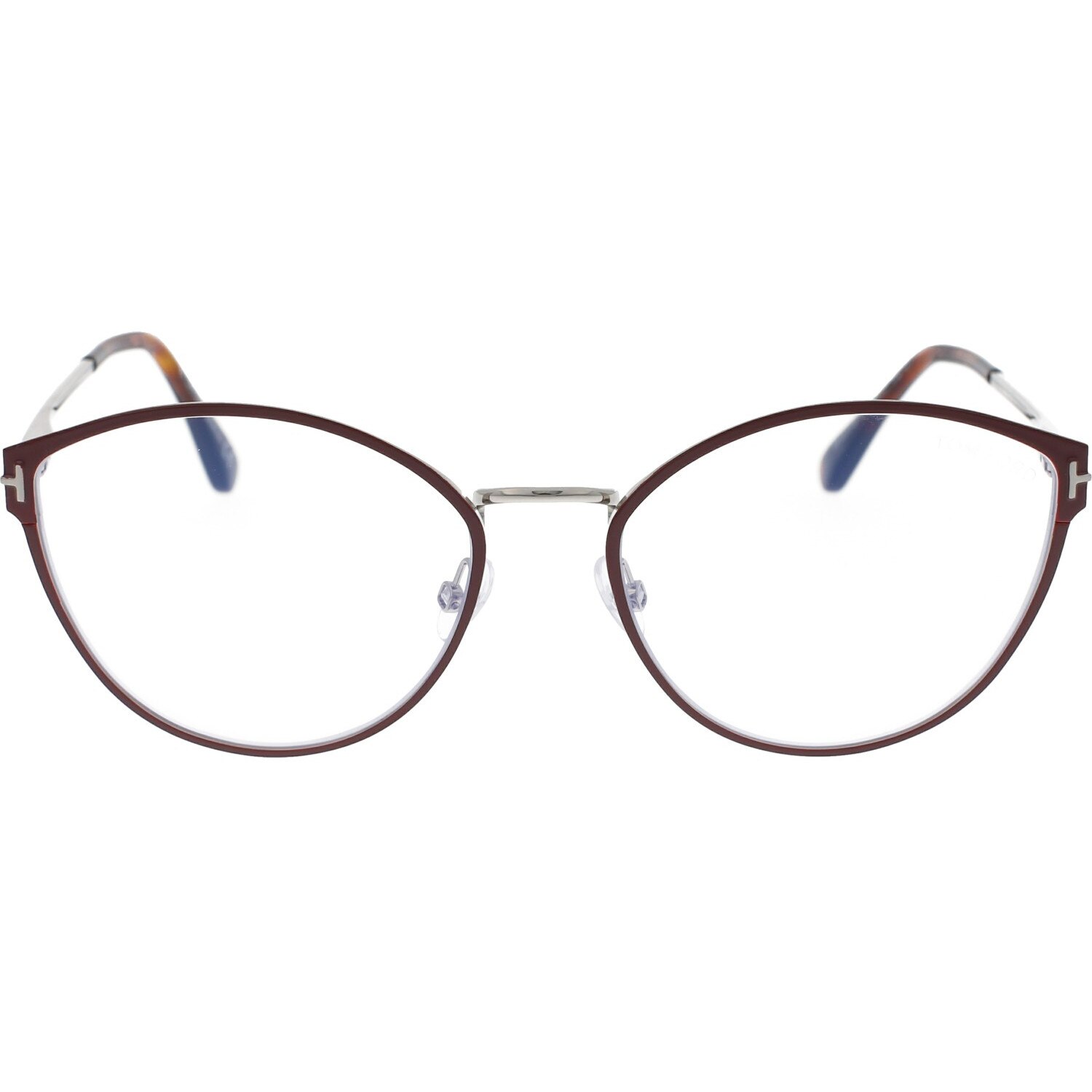 Rame ochelari de vedere Tom Ford FT5573B 069, BLUE BLOCK, Visiniu, 55 mm
