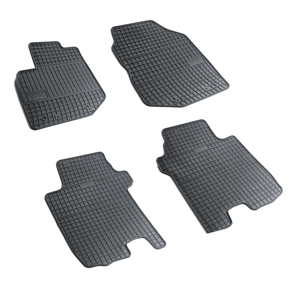 Set covorase AutoLux, presuri, cauciuc, pentru Honda Jazz 3 (2008-2013), negru, 4 buc