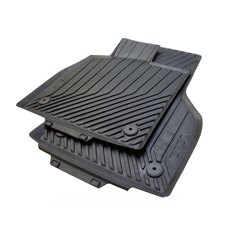 Set 2 covorase de cauciuc fata, All-weather, Audi TT 2015->, Negru