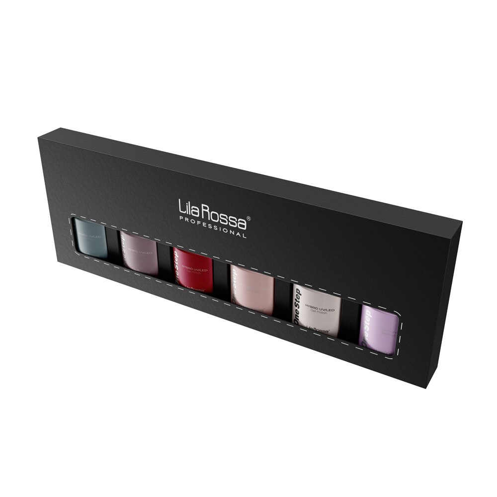 Set 6 oje semipermanente OneStep, Lila Rossa, 14-K1