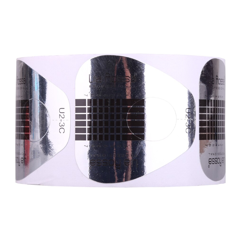 Sabloane unghii Lila Rossa late silver U2-3C