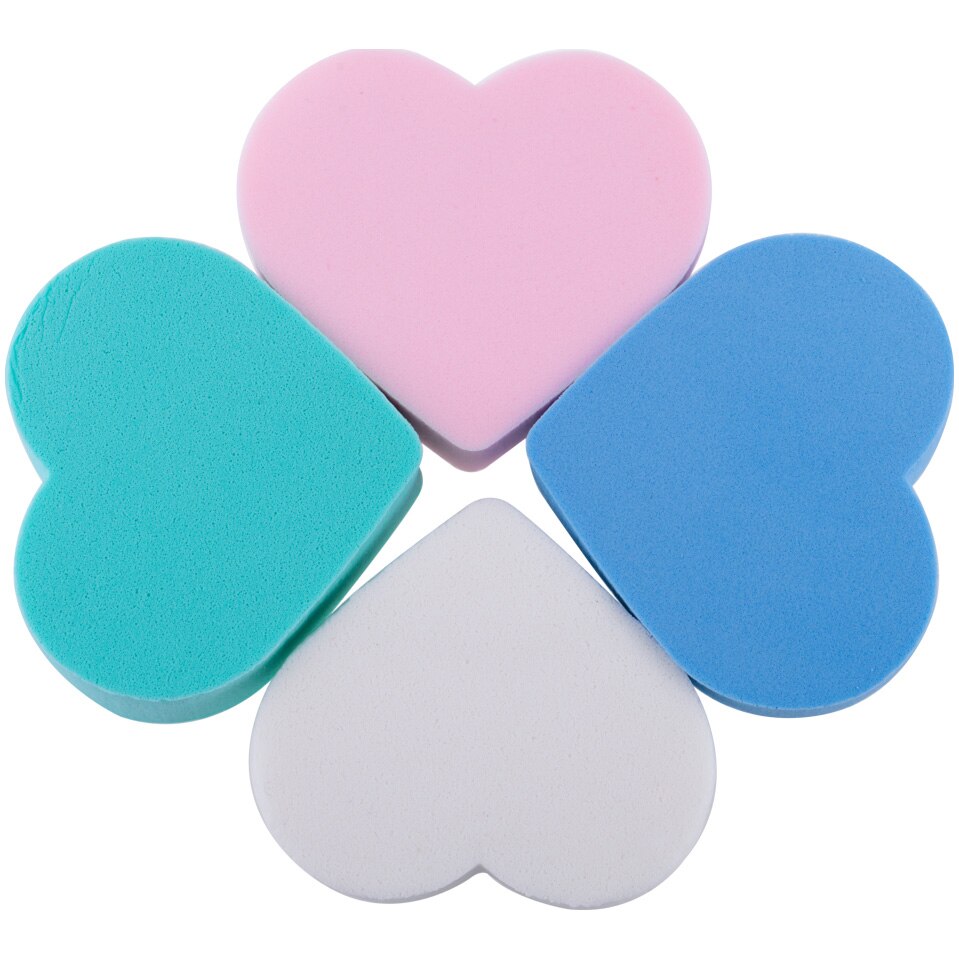 Set bureti make-up Lila Rossa inimioare, 4 bucati