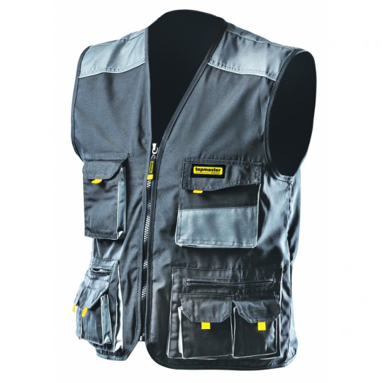 Vesta de lucru Top Master gri, marimea XXXL