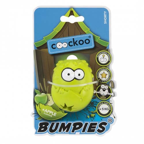 Jucarie pentru caini Coockoo, Ebi, Cauciuc, Verde