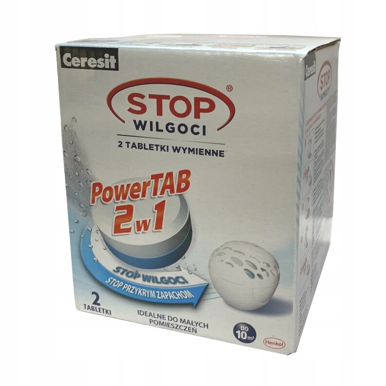 Set 2 tablete absorbante Ceresit neutral, 300 g, Alb