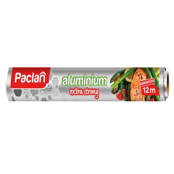 Folie aluminiu embosata 12 m paclan Folie aluminiu embosata 12 m paclan
