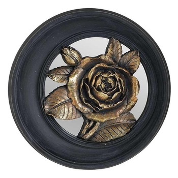 Decoratiune perete Golden Rose, Rasina, Charisma, D25X5 Decoratiune perete Golden Rose, Rasina, Charisma, D25X5