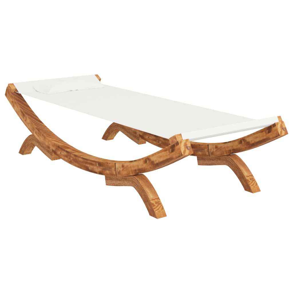 Hamac, crem, 100x188,5x44 cm, lemn masiv de molid
