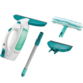 Set Aspirator Geam Leifheit Dry&Clean, Autonomie 38 de minute, Coada+Spalator+duza mica, Alb Set Aspirator Geam Leifheit Dry&Clean, Autonomie 38 de minute, Coada+Spalator+duza mica, Alb