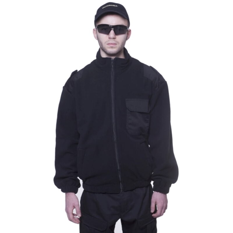 Hanorac din fleece, brak, M, Negru