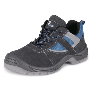 Pantofi de protectie DOG DOBRMAN S1 CXS, Poliester, 41, Gri/Albastru Pantofi de protectie DOG DOBRMAN S1 CXS, Poliester, 41, Gri/Albastru