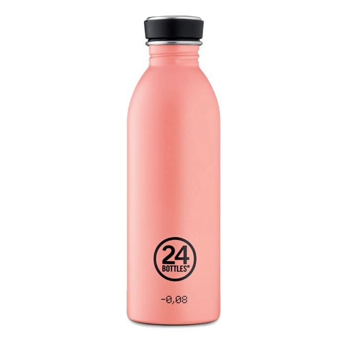 Sticla 24Bottles Urban Bottle Stone Finish Blush Rose 500ml