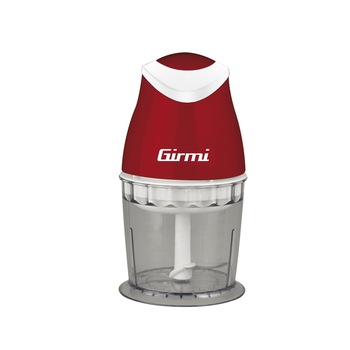 Tocator chopper Girmi - TR0102 cu lame din inox, putere 350W, vas gradat 500ml, rosu Tocator chopper Girmi - TR0102 cu lame din inox, putere 350W, vas gradat 500ml, rosu
