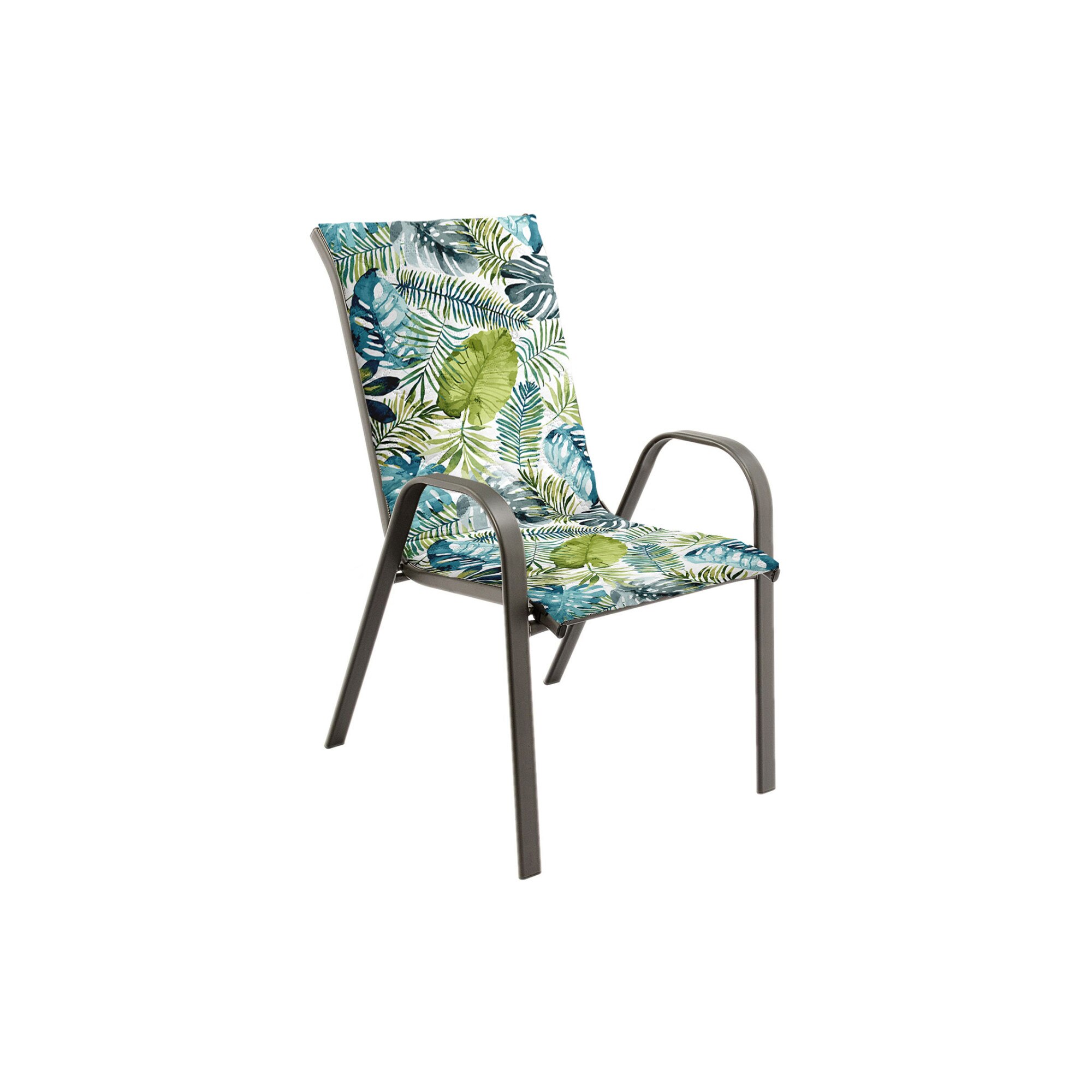 Perna scaun cu spatar Alcam, Midsummer, 105x48x3 cm, microfibra matlasta, Jungle