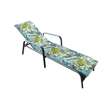 Perna sezlong Alcam, Midsummer, 195x50x3 cm, microfibra matlasata, Jungle Perna sezlong Alcam, Midsummer, 195x50x3 cm, microfibra matlasata, Jungle