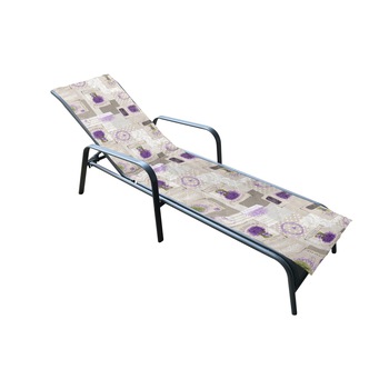 Perna sezlong Alcam, Midsummer, 195x50x3 cm, microfibra matlasata, Lavanda Perna sezlong Alcam, Midsummer, 195x50x3 cm, microfibra matlasata, Lavanda